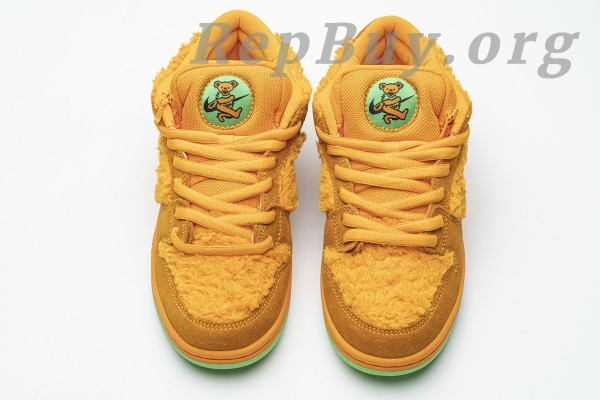 Top Version Nike SB Dunk Low Grateful Dead Bears Orange CJ5378-800 - 图片 8