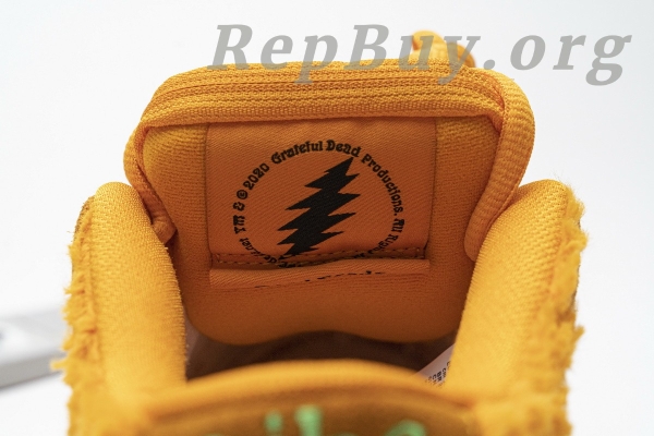 Top Version Nike SB Dunk Low Grateful Dead Bears Orange CJ5378-800 - 图片 10