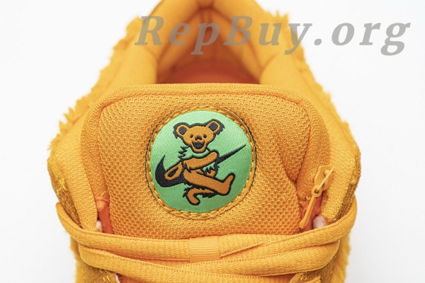 Top Version Nike SB Dunk Low Grateful Dead Bears Orange CJ5378-800 - 图片 16