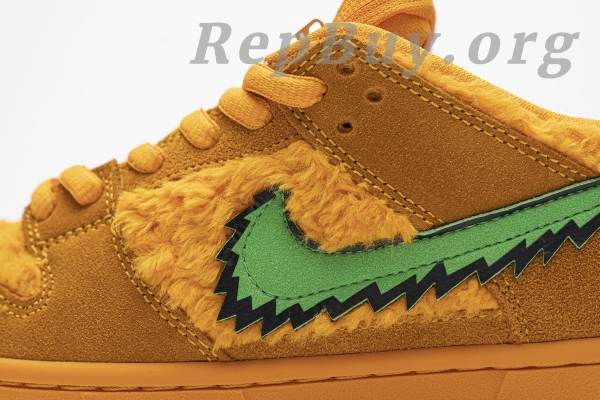 Top Version Nike SB Dunk Low Grateful Dead Bears Orange CJ5378-800 - 图片 20