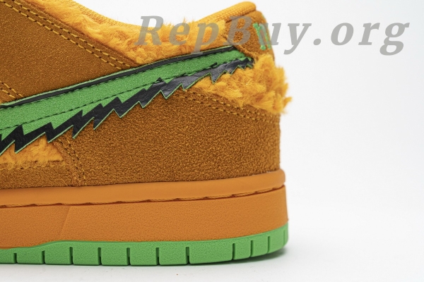 Top Version Nike SB Dunk Low Grateful Dead Bears Orange CJ5378-800 - 图片 21