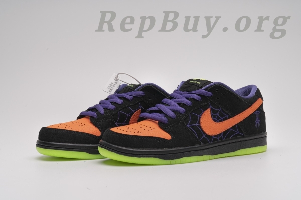 Top Version Nike SB Dunk Low Night of Mischief Halloween  BQ6817-006 - 图片 4