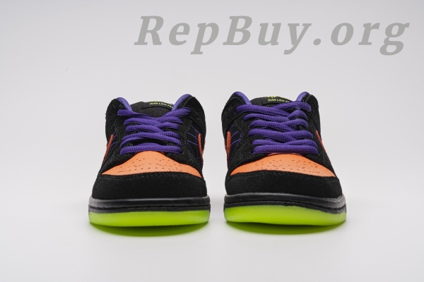Top Version Nike SB Dunk Low Night of Mischief Halloween  BQ6817-006 - 图片 7