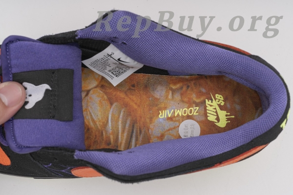 Top Version Nike SB Dunk Low Night of Mischief Halloween  BQ6817-006 - 图片 11