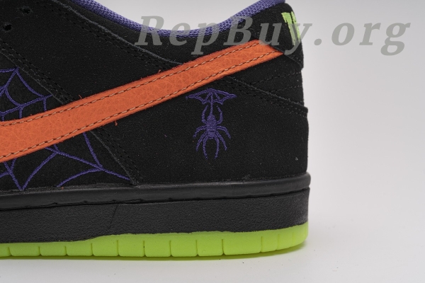 Top Version Nike SB Dunk Low Night of Mischief Halloween  BQ6817-006 - 图片 12