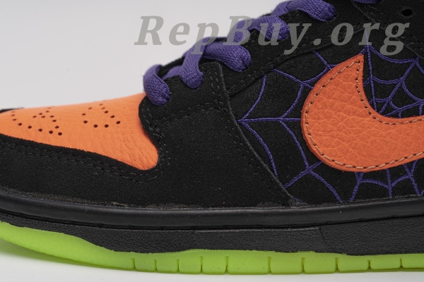 Top Version Nike SB Dunk Low Night of Mischief Halloween  BQ6817-006 - 图片 16