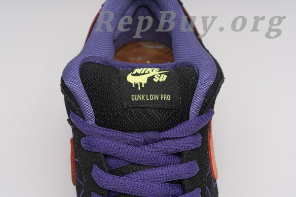 Top Version Nike SB Dunk Low Night of Mischief Halloween  BQ6817-006 - 图片 10