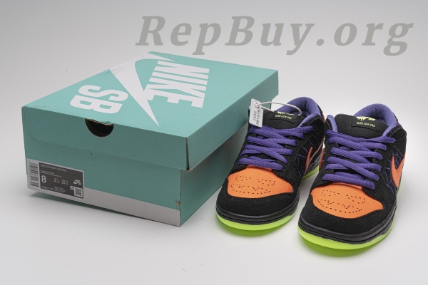 Top Version Nike SB Dunk Low Night of Mischief Halloween  BQ6817-006 - 图片 18