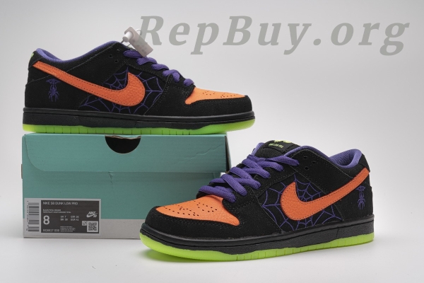 Top Version Nike SB Dunk Low Night of Mischief Halloween  BQ6817-006 - 图片 19