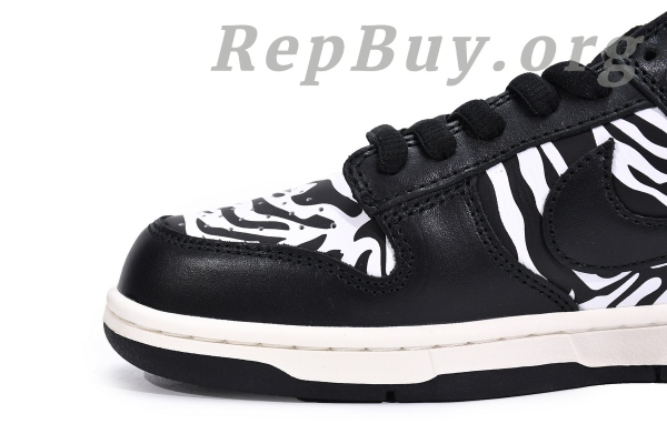 Top Version Nike SB Dunk Low OG QSQuartersnacks Zebra DM3510-001 - 图片 11