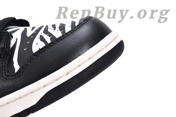 Top Version Nike SB Dunk Low OG QSQuartersnacks Zebra DM3510-001 - 图片 16