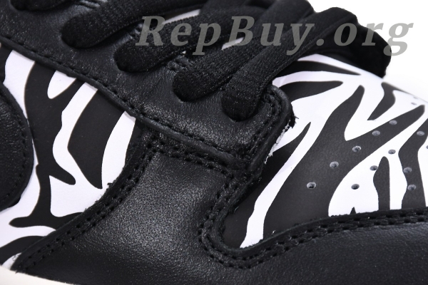 Top Version Nike SB Dunk Low OG QSQuartersnacks Zebra DM3510-001 - 图片 17
