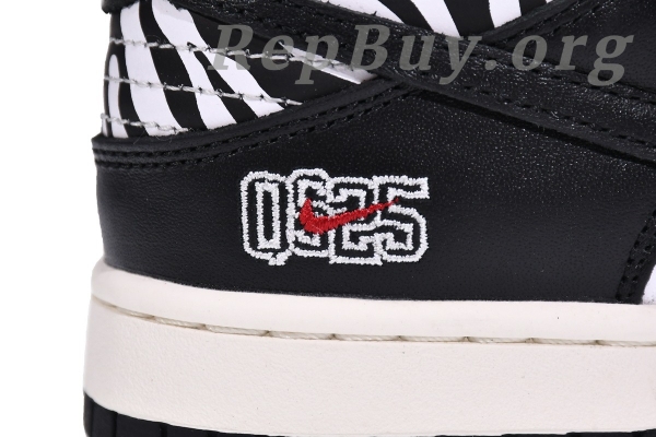 Top Version Nike SB Dunk Low OG QSQuartersnacks Zebra DM3510-001 - 图片 14