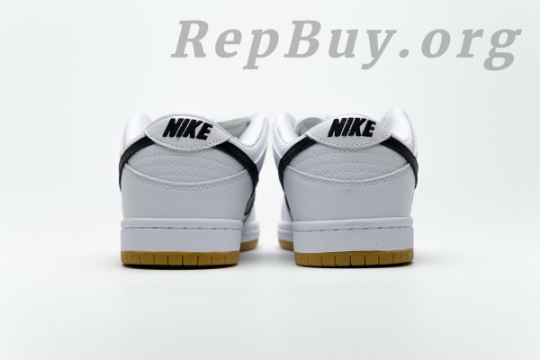 Top Version Nike SB Dunk Low Orange Label White Black CD2563-100 - 图片 5