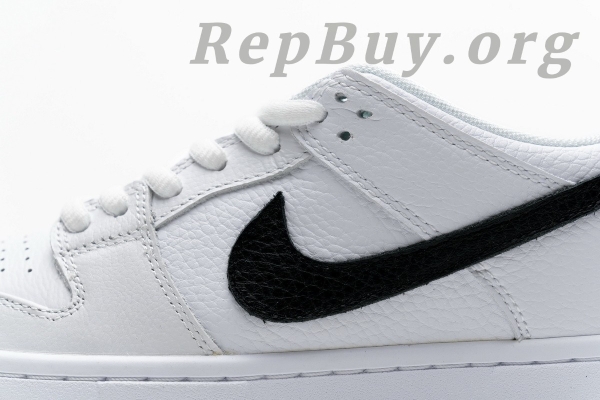 Top Version Nike SB Dunk Low Orange Label White Black CD2563-100 - 图片 19