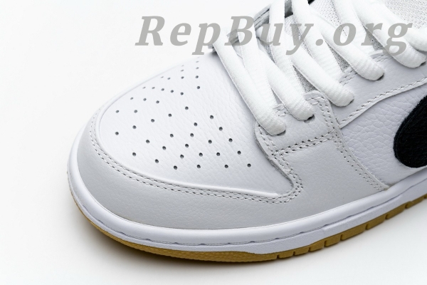 Top Version Nike SB Dunk Low Orange Label White Black CD2563-100 - 图片 20