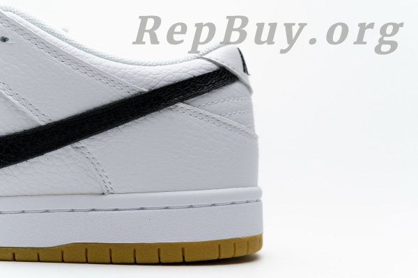 Top Version Nike SB Dunk Low Orange Label White Black CD2563-100 - 图片 17