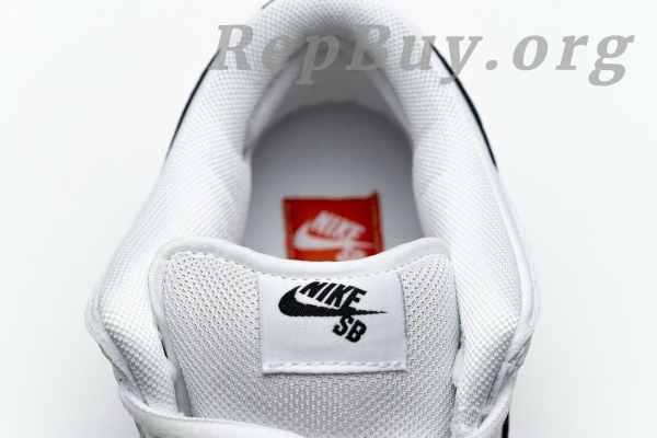 Top Version Nike SB Dunk Low Orange Label White Black CD2563-100 - 图片 21