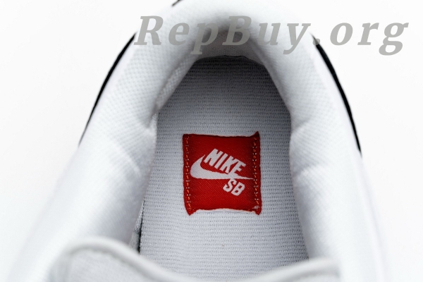 Top Version Nike SB Dunk Low Orange Label White Black CD2563-100 - 图片 15