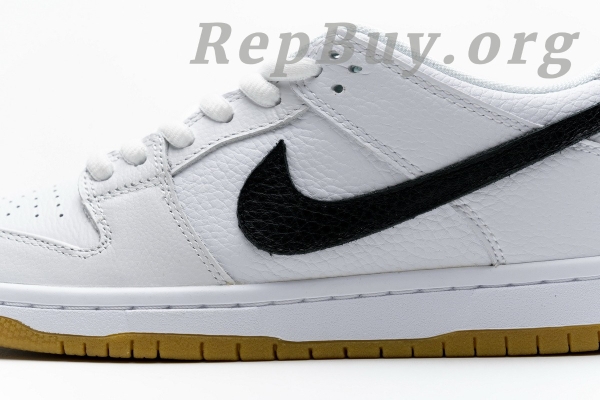 Top Version Nike SB Dunk Low Orange Label White Black CD2563-100 - 图片 18
