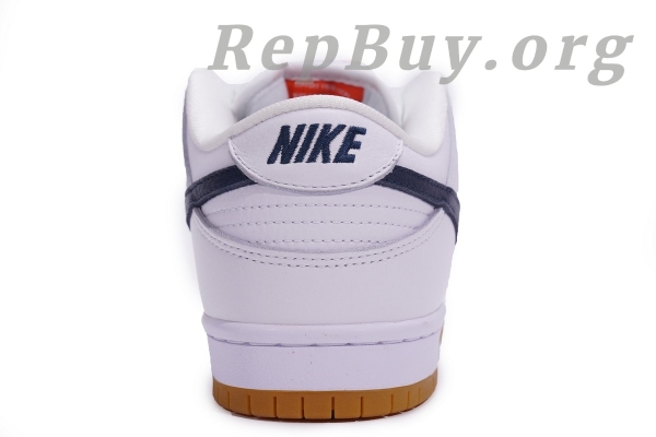 Top Version Nike SB Dunk Low Orange Label White Navy CZ2249-100 - 图片 9