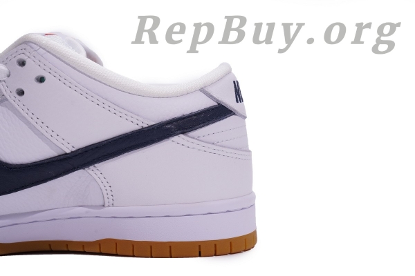 Top Version Nike SB Dunk Low Orange Label White Navy CZ2249-100 - 图片 8