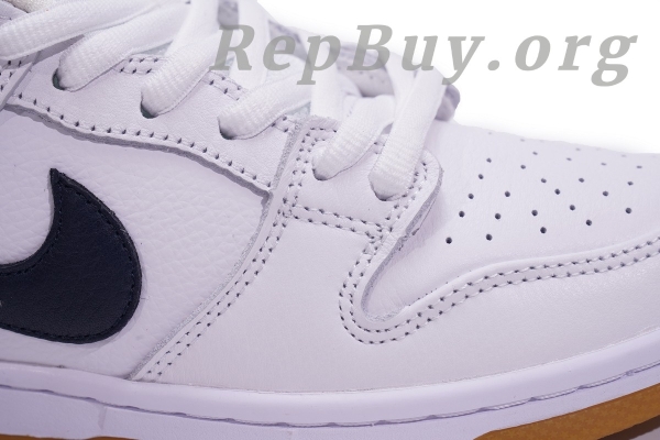Top Version Nike SB Dunk Low Orange Label White Navy CZ2249-100 - 图片 12