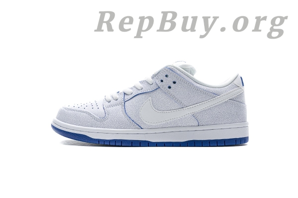 Top Version Nike SB Dunk Low Premium White Game Royal CJ6884-100 - 图片 2
