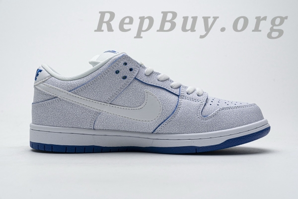Top Version Nike SB Dunk Low Premium White Game Royal CJ6884-100 - 图片 3