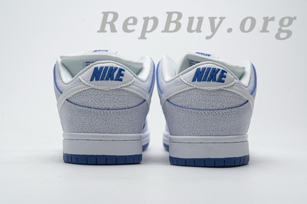 Top Version Nike SB Dunk Low Premium White Game Royal CJ6884-100 - 图片 4