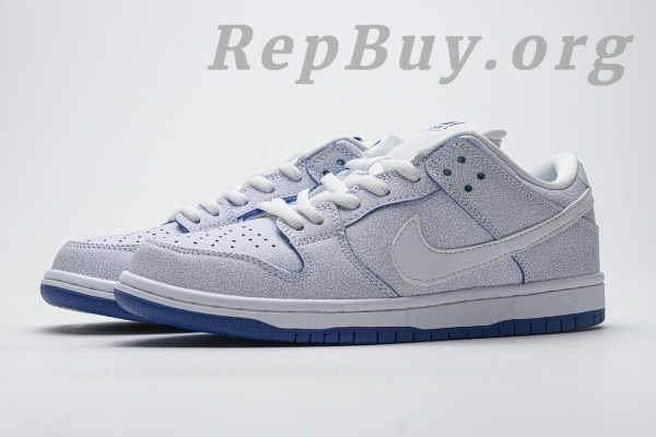 Top Version Nike SB Dunk Low Premium White Game Royal CJ6884-100 - 图片 5