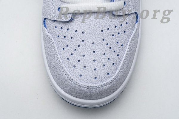 Top Version Nike SB Dunk Low Premium White Game Royal CJ6884-100 - 图片 16