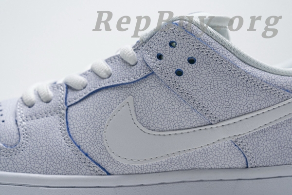 Top Version Nike SB Dunk Low Premium White Game Royal CJ6884-100 - 图片 18