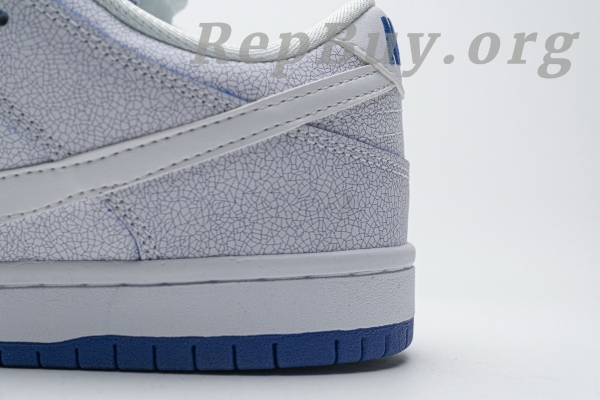 Top Version Nike SB Dunk Low Premium White Game Royal CJ6884-100 - 图片 19