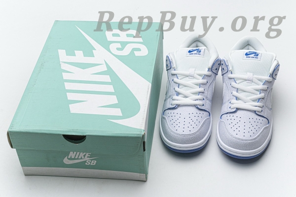 Top Version Nike SB Dunk Low Premium White Game Royal CJ6884-100 - 图片 21