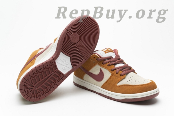 Top Version Nike SB Dunk Low Pro Dark Russet Cedar BQ6817-202 - 图片 3