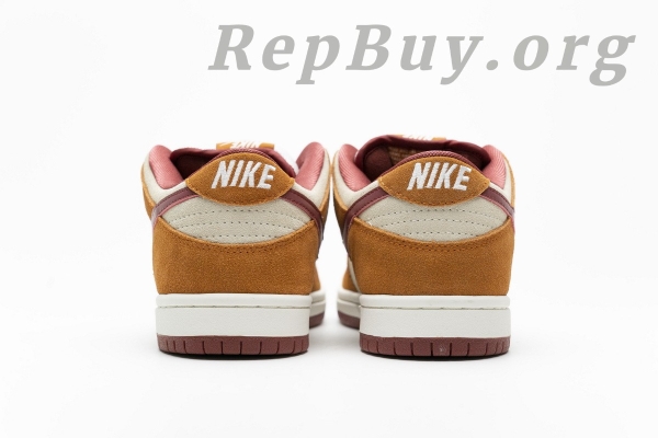 Top Version Nike SB Dunk Low Pro Dark Russet Cedar BQ6817-202 - 图片 4