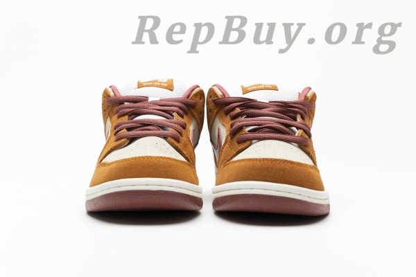 Top Version Nike SB Dunk Low Pro Dark Russet Cedar BQ6817-202 - 图片 7