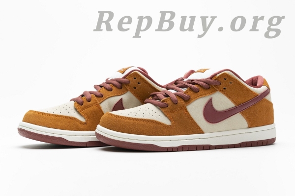 Top Version Nike SB Dunk Low Pro Dark Russet Cedar BQ6817-202 - 图片 5
