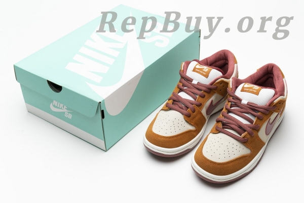 Top Version Nike SB Dunk Low Pro Dark Russet Cedar BQ6817-202 - 图片 24