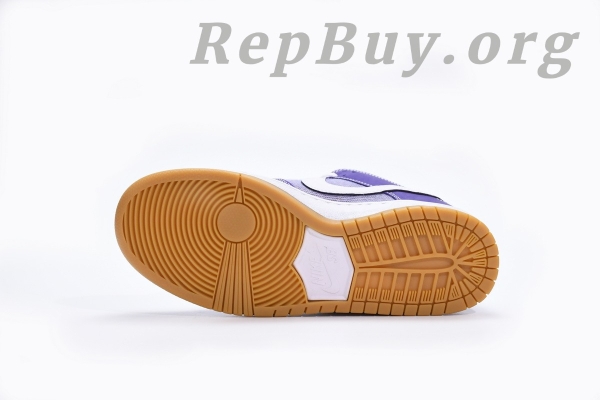Top Version Nike SB Dunk Low Pro ISO Orange Label Unbleached Pack Lilac DA9658-500 - Image 3