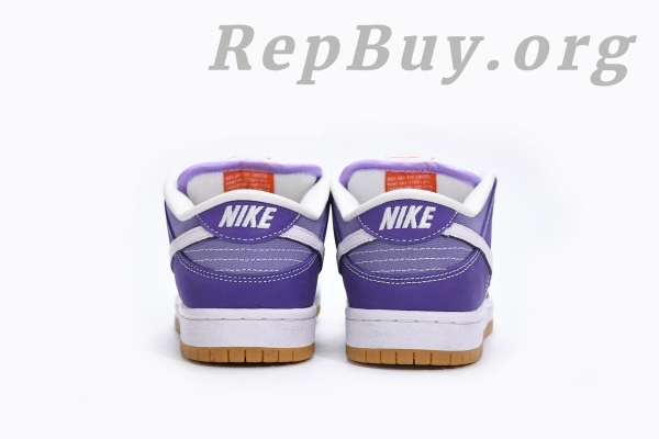 Top Version Nike SB Dunk Low Pro ISO Orange Label Unbleached Pack Lilac DA9658-500 - Image 4