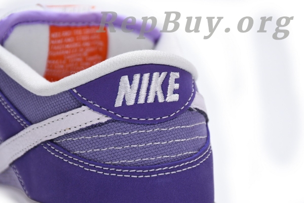 Top Version Nike SB Dunk Low Pro ISO Orange Label Unbleached Pack Lilac DA9658-500 - Image 6