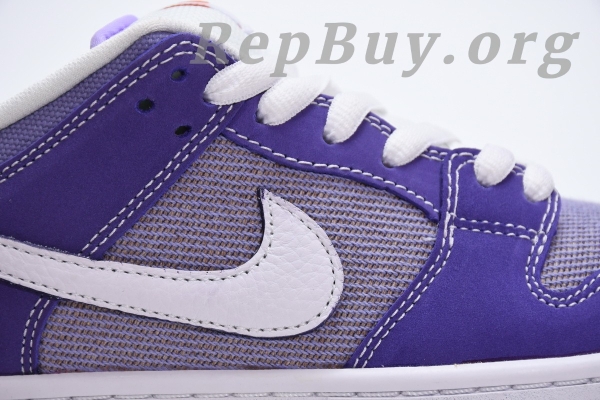 Top Version Nike SB Dunk Low Pro ISO Orange Label Unbleached Pack Lilac DA9658-500 - Image 7