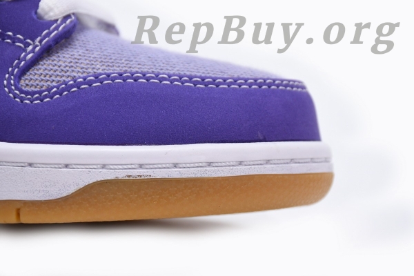 Top Version Nike SB Dunk Low Pro ISO Orange Label Unbleached Pack Lilac DA9658-500 - Image 8
