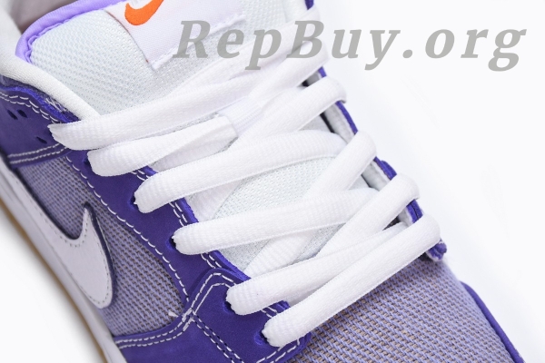 Top Version Nike SB Dunk Low Pro ISO Orange Label Unbleached Pack Lilac DA9658-500 - Image 10