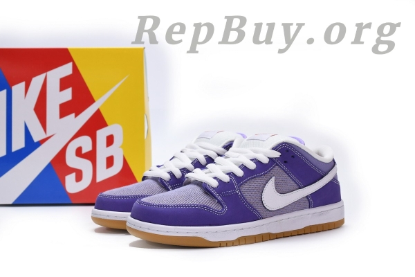 Top Version Nike SB Dunk Low Pro ISO Orange Label Unbleached Pack Lilac DA9658-500 - Image 12