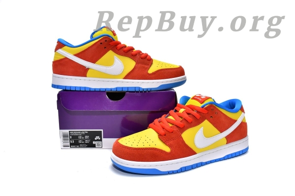Top Version Nike SB Dunk Low ProBart Simpson BQ6817-602 - 图片 20
