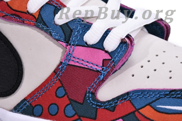Top Version Nike SB Dunk Low ProParra Abstract Art (2021) DH7695-600 - 图片 12