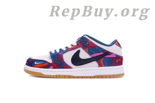 Top Version Nike SB Dunk Low Pro Parra Abstract Art (2021) DH7695-600 - 图片 2